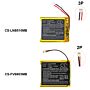 Batteri for ILumen CAM-S2; TakTark BM603; Lionelo Babyline 5.1 79232 3.7 V 750 mAh Li-Polymer