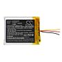 Batteri for HyperX Cloud Flight, Cloud Alpha, Cloud Flight S, PL644050 3.7 V 1500 mAh Li-Polymer