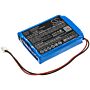 Batteri for Deviser DS2100A, DS2100B, DS2100Q, DS2100L B09040066 11.1 V 1700 mAh Li-ion