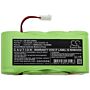 Batteri for Geo-Fennel Fennel FL 250 VA-N, METLAND FL250VA, LX 10-05548 4.8 V 3500 mAh Ni-MH