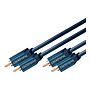 Clicktronic 3m 2xRCA Stereo ljudkabel