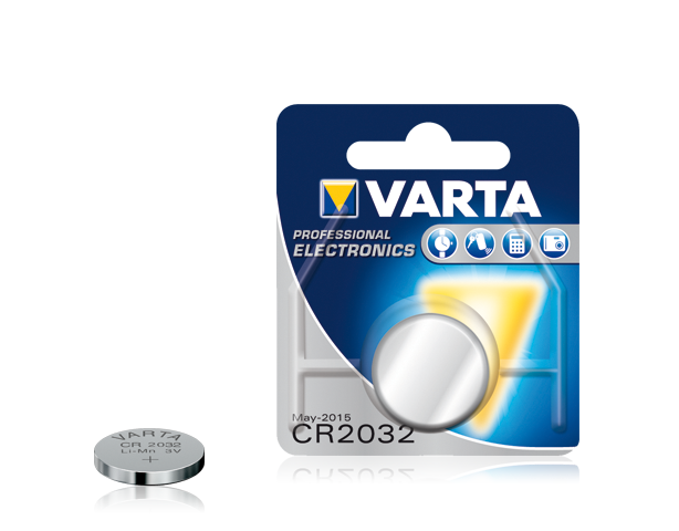 CR 2032 PCB3, Varta Microbattery Pile-bouton, Lithium, CR2032, 3V, 230mAh