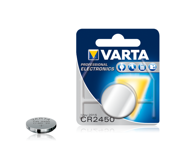 Varta Pila Botón CR-2450 Litio 3V 560mAh