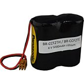 Batteri til GE Fanuc og Cutler Hammer CNC 6V 5000 mAh A06B-0073-K001, BR-CCF2TH