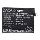 Batteri for Oppo A57, A57 Dual SIM, A57 Dual SIM TD-LTE, A57t, BLP619 3.85 V 2800 mAh Li-Polymer
