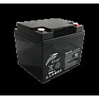 RITAR AGM Deep Cycle Batteri 12V 40Ah (198x166x171mm) Polstilling 5 - Plusspol til hÃƒÂ¸yre