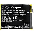 Batteri for Vivo Y75, Y75 Dual SIM, Y75 Dual SIM LTE, Y75a, Y7 B-D5 3.85 V 2900 mAh Li-Polymer