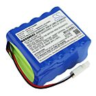 Batteri for Schiller ARGUS VCM, ARGUS VCM Vital Sign Monitor; 110657-O 8.4 V 7600 mAh Ni-MH