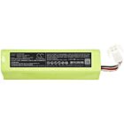 Batteri for 3M Scott Proflow PF-630, PF-619E; PM PA-A867-NG; S HR-4/3FA-X8 9.6 V 4500 mAh Ni-MH