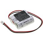 Batteri for Mitsubishi MR-BAT6V1SET-A, MR-J4 WK17 6 V 1350 mAh Li-MnO2