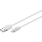 2m Lightning 8-pin data / ladekabel til Apple iPhone 5, 6, 7 og iPad - Apple-MFI