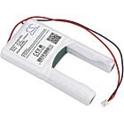 Batteri for NABC HTL10; POWER XP DL-30; Kiesub KIE101-6AP-1; U 9 V 2700 mAh Alkaline