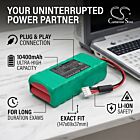 Batteri for SonoScape Sonoscape S8 ultrasound machine, MySonoU BT-14.4V-5.2A 14.8 V 10400 mAh Li-ion