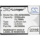 Batteri for Archos 45 Neon AC3000A 3.8 V 3100 mAh Li-ion
