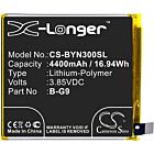 Batteri for Vivo Nex 3, Nex 3S 5G, Nex 3 5G, V1950A, V1924, V1 B-G9 3.85 V 4400 mAh Li-Polymer