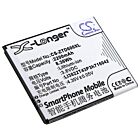 Batteri for ZTE Blade D6, Blade D6 Dual SIM, D6 Dual SIM TD-LT LI3822T43P3h716042 3.8 V 2200 mAh Li-ion
