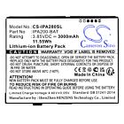 Batteri for Ingenico iPA200, iPA280 IPA200-BAT 3.85 V 3000 mAh Li-ion