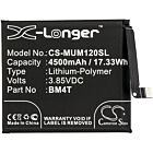 Batteri for Xiaomi Redmi 10X Pro, 10X Pro 5G, M2004J7BC BM4T 3.85 V 4500 mAh Li-Polymer