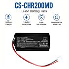 Batteri for CHARMCARE ACCURO Versatile Bedside Pulse Oximeter ICR18650 22F-021PTC 7.4 V 2600 mAh Li-ion