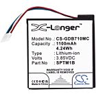 Batteri for GoPro Hero 7 Silver, Hero 7 White SPTM1B 3.85 V 1100 mAh Li-ion
