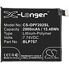 Batteri for Oppo Find X2 Pro, Find X2 Pro 5G, CPH2025, PDEM30, BLP767 7.74 V 2000 mAh Li-Polymer