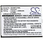 Batteri for Nokia C1 2019, TA-1165 S5420AP 3.8 V 2300 mAh Li-ion