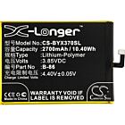 Batteri for Vivo Y37, Y37A, Y37L, Y37A TD-LTE Dual SIM; BBK VI BK-B-86 3.85 V 2700 mAh Li-Polymer