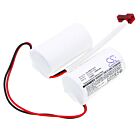 Batteri for Lithonia LQC 1 G EL N ELB 2P41P2N 2.4 V 2000 mAh Ni-CD