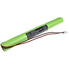 Batteri for BAES OVA TD310632, FLUO EVAC 329045490 7.2 V 1600 mAh Ni-CD