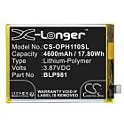 Batteri for Oppo A1 Pro, PHQ110 BLP981 3.87 V 4600 mAh Li-Polymer