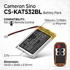 Batteri for KAR-TECH 3A5322A 4 Button Control, 390132A, Putzme 010-038-0750 3.7 V 750 mAh Li-Polymer