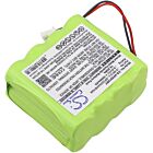 Batteri for Visonic 0-100459, 0-100498, 0-100535, 0-5466-8, 0- 0-9912-L 9.6 V 2000 mAh Ni-MH