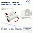 Batteri for Mazak Machine Tool PLC CNC CR17450E-R 3 V 4400 mAh Li-MnO2