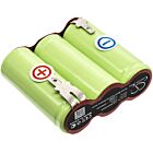 Batteri for Wolf Garten Rasenschere, Grass Shears Accu 45 Seri BS45 3.6 V 2000 mAh Ni-MH