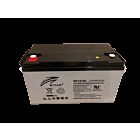 RITAR AGM Deep Cycle Batteri 12V 65AH (350x167x180mm) Polstilling 4 - Plusspol til venstre (RA12-65)