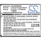Batteri for Vodafone Smart E8, VFD511, VFD513, Smart N8, VFD 5 Li3822T43p4h736040 3.8 V 2100 mAh Li-ion