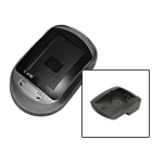 Bil og Nettlader til Fujifilm, Casio kamera NP-120, NP-60, NP-30 - Input 12VDC / 110-230VAC