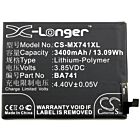 Batteri for MeiZu E2, E2 Dual SIM, E2 Dual SIM TD-LTE, M741A, BA741 3.85 V 3400 mAh Li-Polymer