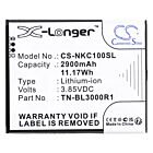 Batteri for Nokia C100, N152DL, TA-1520, C100 2022 TN-BL3000R1 3.85 V 2900 mAh Li-ion