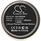 Batteri for Testo 184-T4 TLH-2450 3.6 V 500 mAh Li-SOCl2