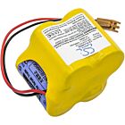 Batteri for Fanuc 18-T series programmable logic controllers, A98L-0031-0025 6 V 2400 mAh Li-MnO2