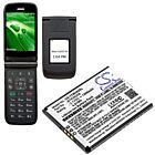 Batteri for Cingular 3G Flip M3620; TeleEpoch Flip M3620 BTR3620B 3.7 V 1300 mAh Li-ion