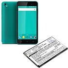 Batteri for Wiko Sunny 2 Plus, V2600 2600 3.7 V 1800 mAh Li-ion