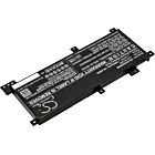 Batteri for Asus X456, X456UJ, X456UV, X456UF, X456UA, X456UR, C21N1508 7.6 V 4800 mAh Li-Polymer