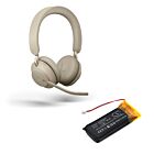 Batteri for Jabra Evolve2 65, Evolve 2 AHB300265 3.7 V 380 mAh Li-Polymer