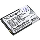 Batteri for ZTE Blade G, V765M, Leo Q1, V765, V765 Nuevas Li3715T42p3H634254 3.7 V 1500 mAh Li-ion