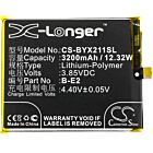 Batteri for Vivo X21i, X21iA, X21i Dual SIM, X21iA Dual SIM; B B-E2 3.85 V 3200 mAh Li-Polymer