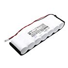 Batteri for Dual-Lite PGP-HTR, PGW-HTR, PGZ-HTR 784H68 8.4 V 2000 mAh Ni-CD