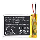 Batteri for Garmin Instinct Solar, STD-810G 361-00136-10 3.87 V 340 mAh Li-Polymer