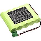 Batteri for Hellige SCB2 Scope 110034 12 V 3000 mAh Ni-MH